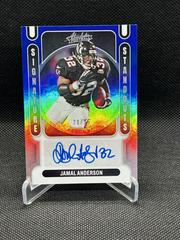 Jamal Anderson [Blue] #SS-JA Football Cards 2022 Panini Absolute Signature Standouts Prices