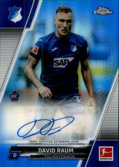 David Raum [Blue] Soccer Cards 2021 Topps Chrome Bundesliga Autographs Prices