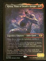 Kroxa, Titan of Death's Hunger [Foil] #49 Magic Multiverse Legends Prices