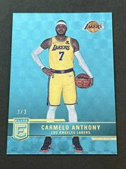 Carmelo Anthony [Platinum] Basketball Cards 2021 Panini Donruss Elite Prices