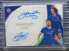 David Luiz, Gary Cahill [Gold] Soccer Cards 2018 Panini Immaculate Collection Dual Autographs Prices