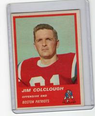 Jim Colclough Football Cards 1963 Fleer Prices