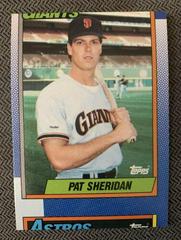 Pat Sheridan [Miscut] Baseball Cards 1990 Topps Prices