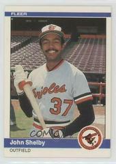 John Shelby #20 Baseball Cards 1984 Fleer Prices
