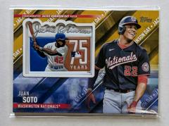 Juan Soto [Gold] #SEP-JSO Baseball Cards 2022 Topps Update Special Event Patch Relics Prices