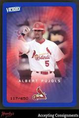 Albert Pujols [Blue] #87 Baseball Cards 2003 Upper Deck Victory Prices