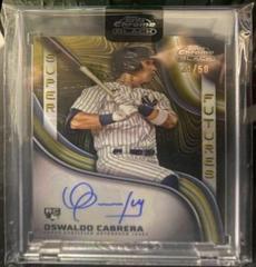 Oswaldo Cabrera [Gold] Baseball Cards 2023 Topps Chrome Black Super Futures Autographs Prices