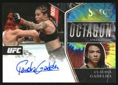 Claudia Gadelha [Tie Dye Prizms] #OA-CGD Ufc Cards 2021 Panini Select UFC Octagon Action Signatures Prices