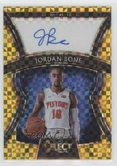 Jordan Bone [Gold Prizm] Basketball Cards 2019 Panini Select Rookie Signatures Prices