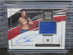 Shinsuke Nakamura Wrestling Cards 2022 Panini Impeccable WWE Elegance Memorabilia Autographs Prices