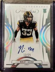 Riley Moss [Autograph] #116 Football Cards 2023 Panini Flawless Collegiate Prices