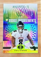 Kyle Pitts [Green] #RE-11 Football Cards 2021 Panini Illusions Rookie Endorsements Autographs Prices