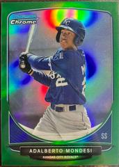 Adalberto Mondesi [Green Refractor] #100 Baseball Cards 2013 Bowman Chrome Mini Prices