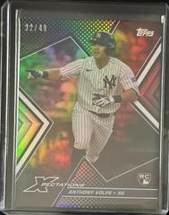 Anthony Volpe [Iridescent] #2 Baseball Cards 2023 Topps Xpectations Prices