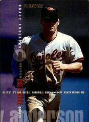 Brady Anderson #1 Baseball Cards 1995 Fleer Prices
