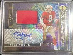 Steve Young #IJA-SY Football Cards 2022 Panini Illusions Immortalized Jersey Autographs Prices
