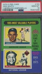 1955 MVP's [Y. Berra, R. Campanella] #193 Baseball Cards 1975 O Pee Chee Prices