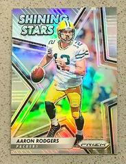 Aaron Rodgers [Green] Football Cards 2016 Panini Prizm Shining Stars Prices