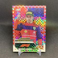 Charles Leclerc [Red Checker Flag X-fractor] #167 Racing Cards 2023 Topps Chrome Formula 1 Prices