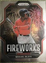 Miguel Bleis Baseball Cards 2023 Panini Prizm Fireworks Prices