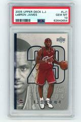 LeBron James #LJ1 Basketball Cards 2005 Upper Deck MJ, LJ Bonus Pack Prices