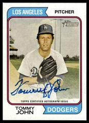 Tommy John #ROA-TJ Baseball Cards 2023 Topps Heritage Real One Autographs High Number Prices