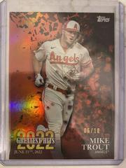 Mike Trout [Red] #22GH-18 Baseball Cards 2023 Topps 2022 Greatest Hits Prices