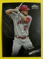 Mike Trout #70 Prices | 2021 Topps Chrome Black | Baseball Cards
