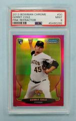 Gerrit Cole [Pink Refractor] #30 Baseball Cards 2013 Bowman Chrome Prices