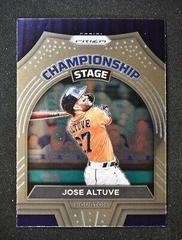 Jose Altuve #CS-9 Baseball Cards 2022 Panini Prizm Championship Stage Prices