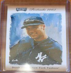 Derek Jeter [Bronze] #5 Baseball Cards 2003 Playoff Portraits Prices