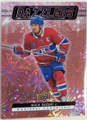 Nick Suzuki [Pink] #DZ-17 Hockey Cards 2023 Upper Deck Dazzlers Prices