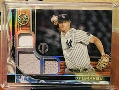 DJ LeMahieu #TTR-DL Baseball Cards 2022 Topps Tribute Triple Relics Prices