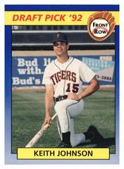 Keith Johnson #21 Baseball Cards 1992 Front Row Draft Picks Prices