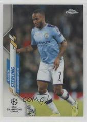 Raheem Sterling [Refractor] Soccer Cards 2019 Topps Chrome UEFA Champions League Prices