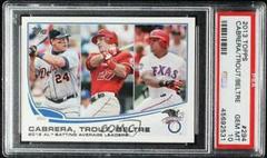 Adrian Beltre, Miguel Cabrera, Mike Trout #294 Baseball Cards 2013 Topps Prices