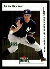 Drew Henson #235 Baseball Cards 2001 Fleer Premium Prices