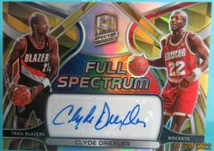 Clyde Drexler [Gold] Basketball Cards 2021 Panini Spectra Full Spectrum Signatures Prices