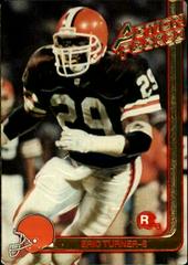 Eric Turner #2 Football Cards 1991 Action Packed Rookie Update Prices