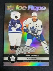 John Tavares, Carlton the Bear #IR-19 Hockey Cards 2023 Upper Deck MVP Ice Reps Prices