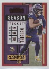 Adam Thielen [Red Zone] #46 Football Cards 2020 Panini Contenders Prices