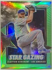 Clayton Kershaw [Lime Green Prizm] #SG-10 Baseball Cards 2020 Panini Prizm Star Gazing Prices