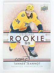 Tanner Jeannot [Red] #GR-4 Hockey Cards 2021 Upper Deck Ovation UD Glass Rookies Prices