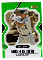 Miguel Cabrera [Green Refractor] Baseball Cards 2007 Finest Prices