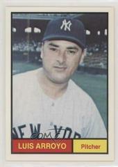 Luis Arroyo #9 Baseball Cards 1982 Galasso 1961 World Champions New York Yankees Prices