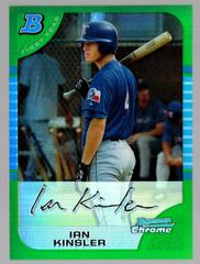 Ian Kinsler [Green Refractor] #171 Baseball Cards 2005 Bowman Chrome Prices