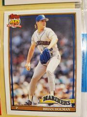 Brian Holman Baseball Cards 1991 Topps Prices