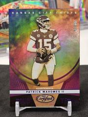 Patrick Mahomes II [Purple] Football Cards 2019 Panini Certified Gold Team Prices