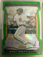 Gary Sheffield [Green Refractor] #43 Baseball Cards 2009 Finest Prices