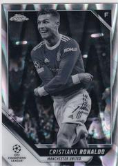 Cristiano Ronaldo [Black & White Ray Wave Refractor] #10 Soccer Cards 2021 Topps Chrome UEFA Champions League Prices
